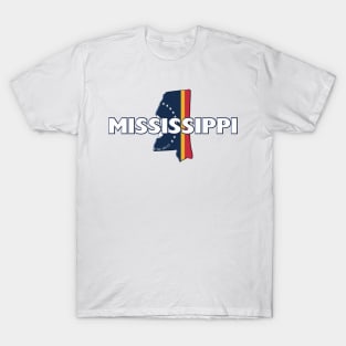 Mississippi Colored State T-Shirt